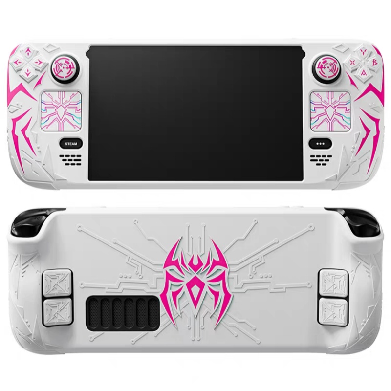 Gaming Accessories For 8 Year Old - เคสป้องกันเพลย์ไวทัลสำหรับ Steamdeck Cyber ​​Spider Design Anti