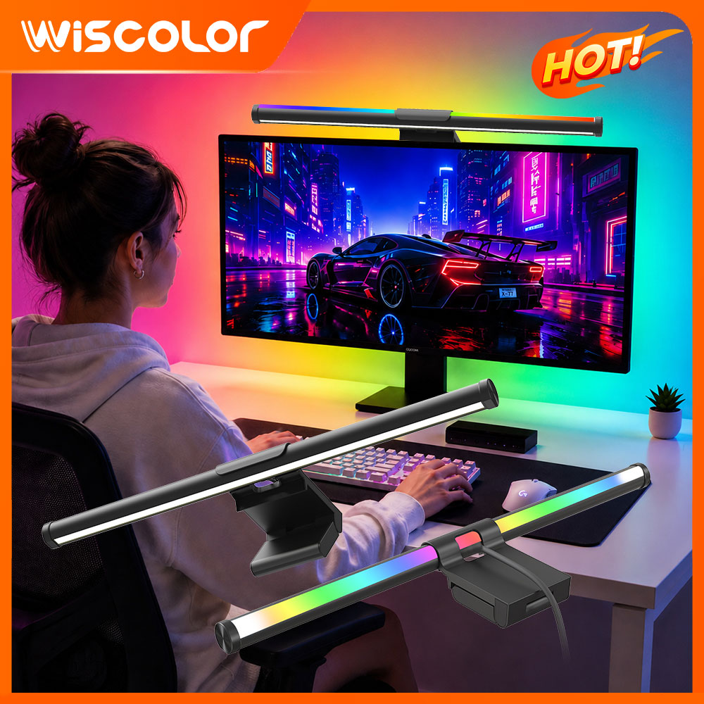 Gaming Accessories Monitor - ไฟบาร์สำหรับหน้าจอคอมพิวเตอร์ ไฟตกแต่ง RGB ควบคุมผ่านแอปพลิเคชัน ไฟ LED