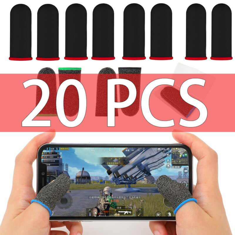 Gaming Accessories Phone - ปลอกนิ้วสำหรับเล่นเกม PUBG Mobile จำนวน 20/40 ชิ้น