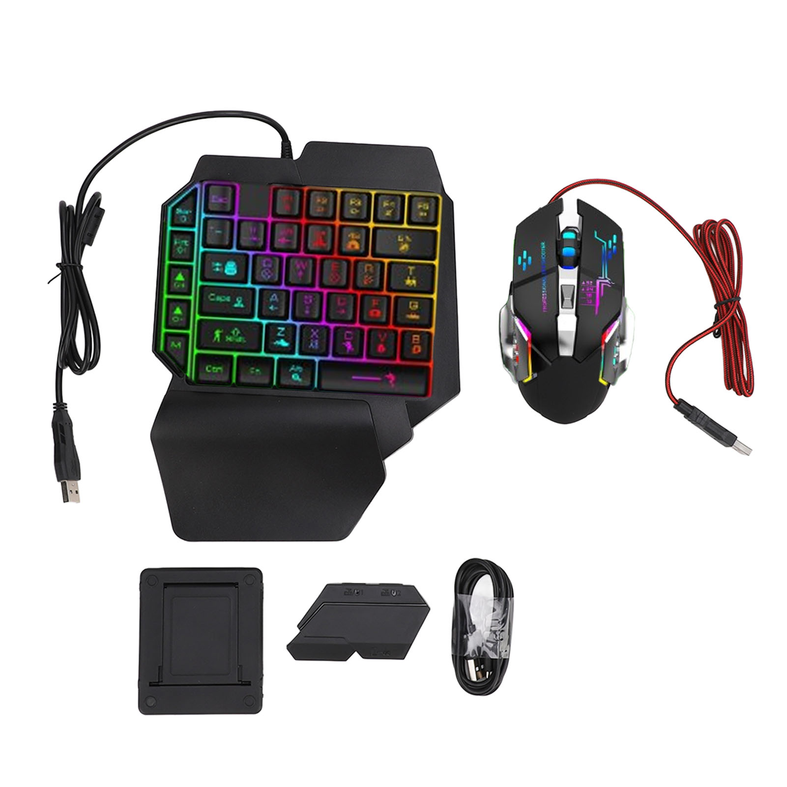 ชุดแปลงเมาส์คีย์บอร์ด ชุดคีย์บ - Gaming Accessories Phone บทวิจารณ์และราคา