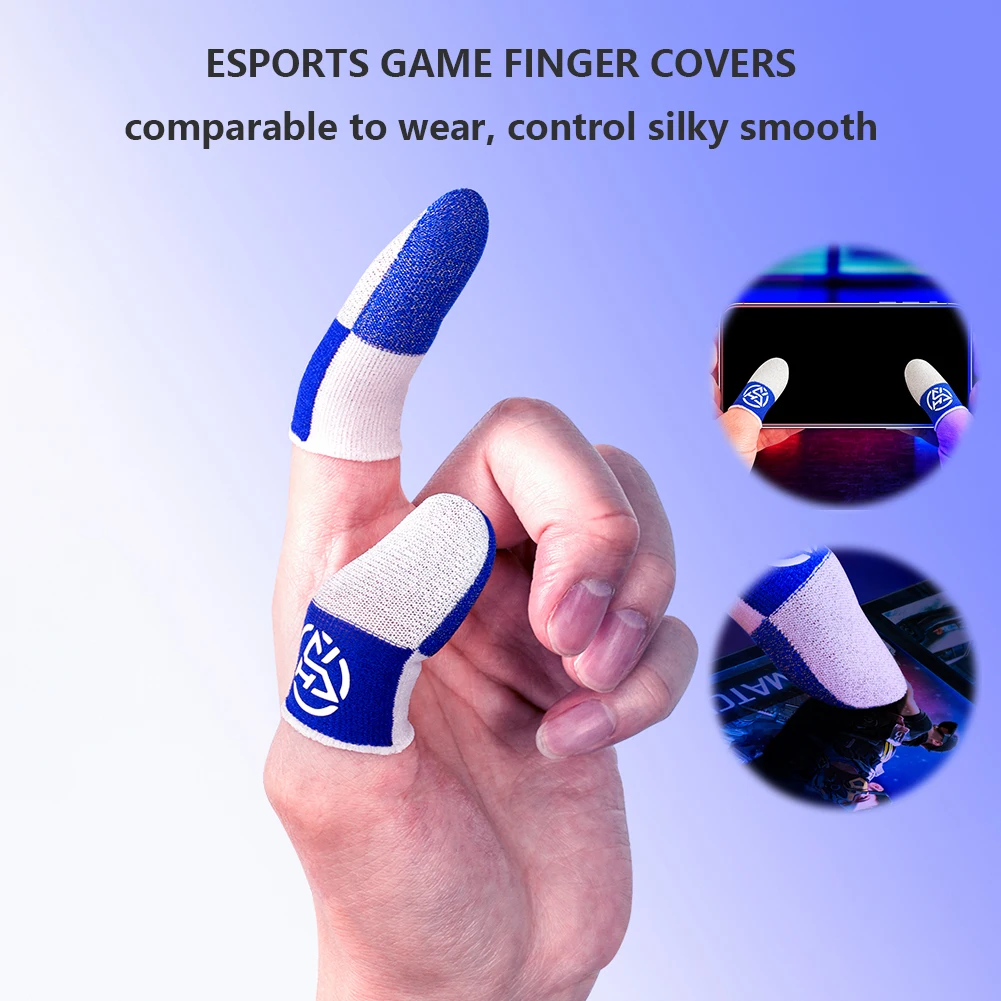 1คู่ปลอกหุ้มปลายนิ้วสำหรับเกมม - Gaming Accessories Phone บทวิจารณ์และราคา